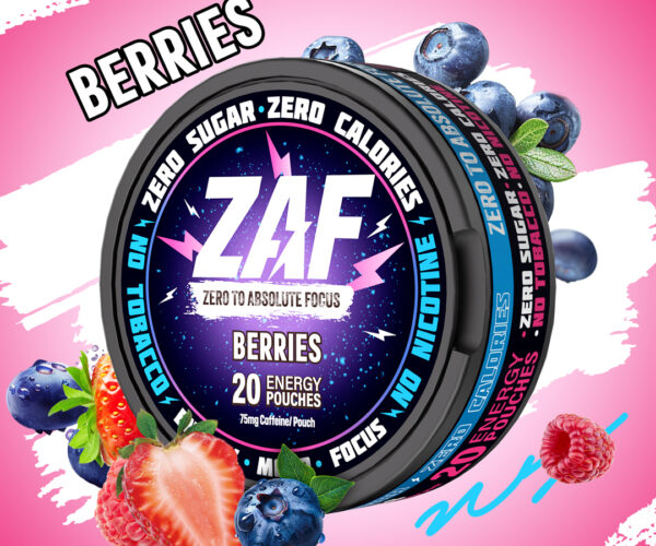 ZAF Caffeine Pouch - Berries