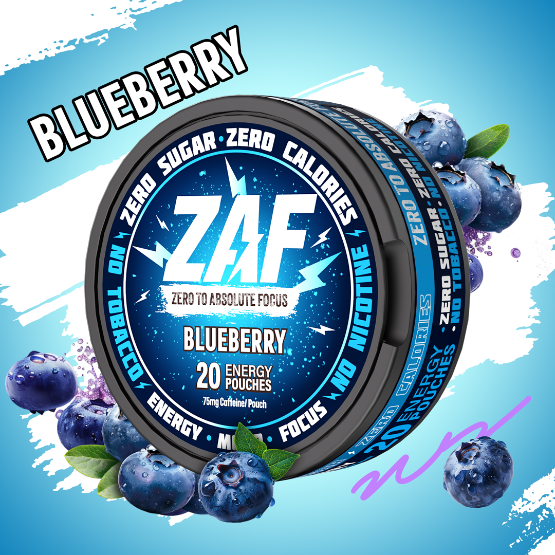 ZAF Caffeine Pouch - Blueberry