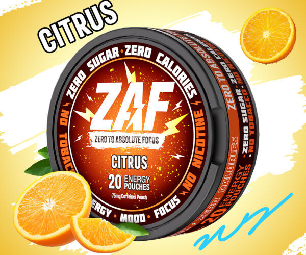 ZAF Caffeine Pouch - Citrus